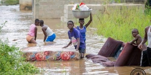 Akosombo Dam spillage