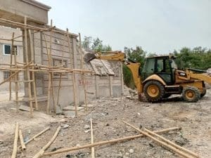 Demolition at Ramsar sites