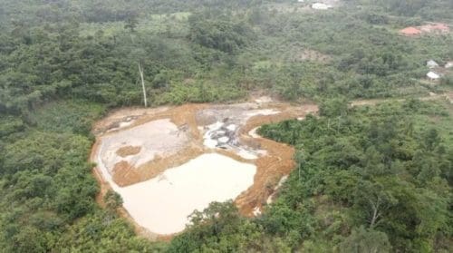 Mining forest reserves