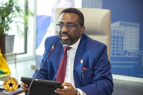 Borrowing costs policy BoG gold Asiama