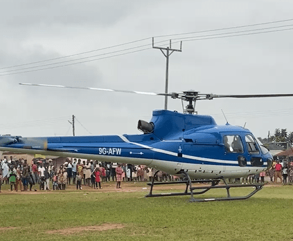 Helicopter emergency landing