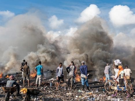 Air pollution malaria Ghana