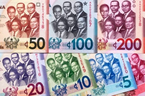 Ghana cedi IMF printing drops