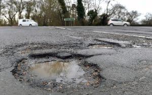 Councils Britain potholes