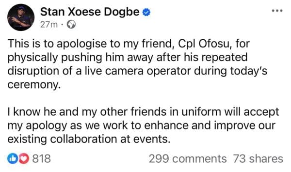 Stan Dogbe soldier