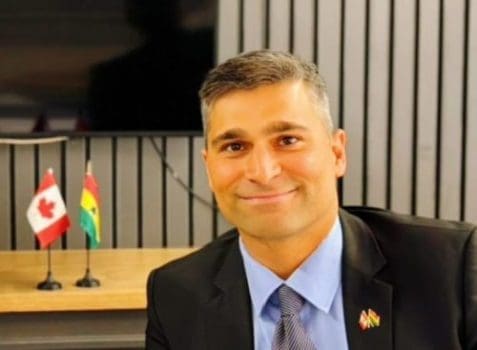Waqas I. Yousafzai, Commercial Counsellor and Senior Trade Commissioner at the High Commission of Canada to Ghana