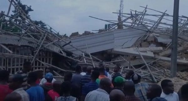 Building collapse Accra
