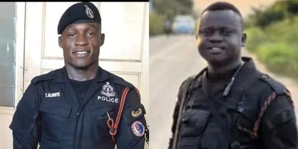 Motorcycle–Aboboyaa police officers