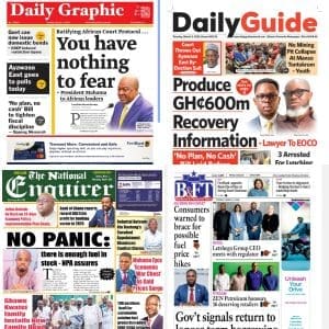Newspapers, Ghana news, Headlines, Tuesday, March 3, 2026
