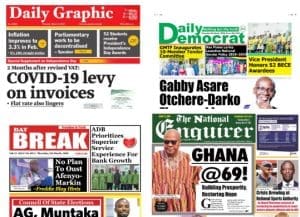 Newspapers, Ghana news, Headlines, Thursday, March 5, 2026