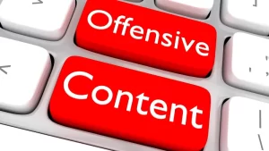 Police obscene online