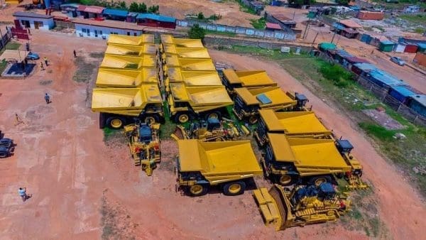 Gold Fields trucks