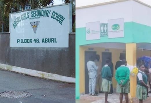 Toilets Aburi Girls