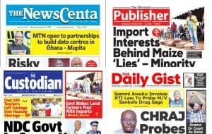 Newspapers, Ghana news, Headlines, Wednesday, April 15, 2026