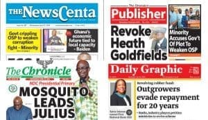 Newspapers, Ghana news, Headlines, Wednesday, April 22, 2026