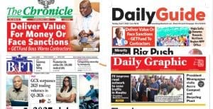 Newspapers, Ghana news, Headlines, Tuesday, April 7, 2026