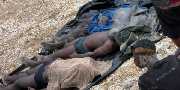 Galamseyers die pit collapse