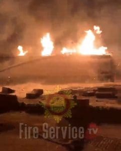 Tanker collision Accra-Tema motorway