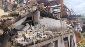 NADMO demolish buildings building Sekondi