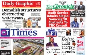 Newspapers, Ghana news, Headlines, Wednesday, July 1, 2026