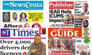 Newspapers, Ghana news, Headlines, Wednesday, June 10, 2026