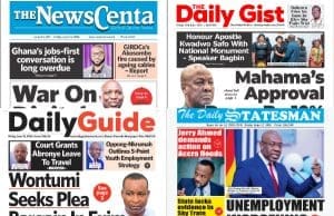 Newspapers, Ghana news, Headlines, Friday, June 12, 2026