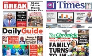 Newspapers, Ghana news, Headlines, Thursday, June 18, 2026