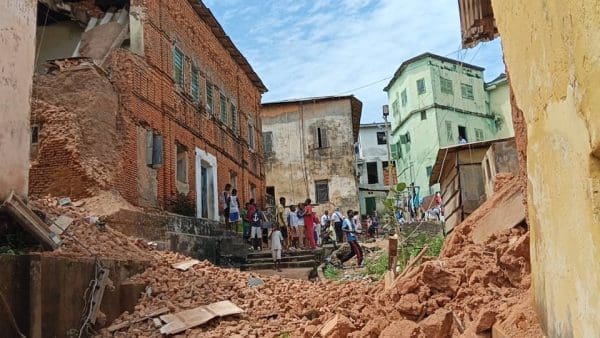 NADMO demolish buildings