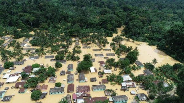 Torrential rains Samreboi