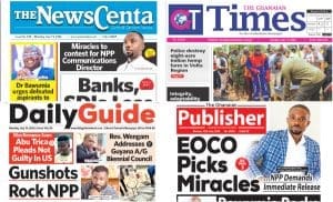 Newspapers, Ghana news, Headlines, Monday, July 13, 2026