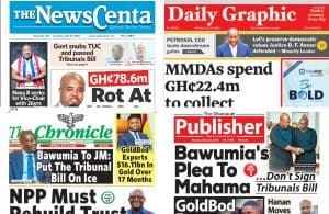 Newspapers, Ghana news, Headlines, Monday, July 20, 2026