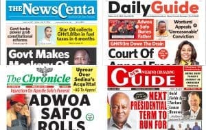 Newspapers, Ghana news, Headlines, Friday, July 31, 2026