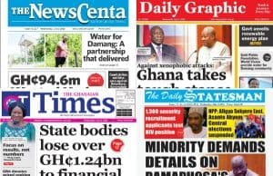 Newspapers, Ghana news, Headlines, Wednesday, July 8, 2026