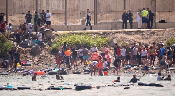Migrants Spanish Morocco