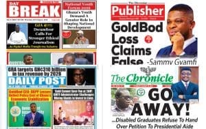 Newspapers, Ghana news, Headlines, Thursday, August 20, 2026
