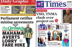 Newspapers, Ghana news, Headlines, Tuesday, August 4, 2026