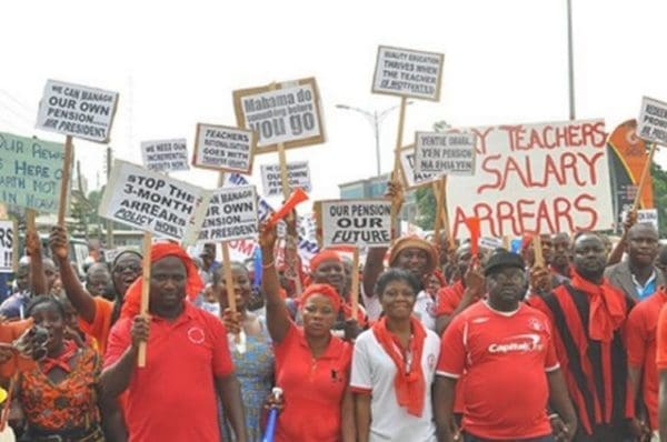 Teachers payment arrears