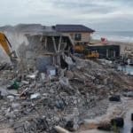 Pink Flamingo and other structures demolished at Laboma Beach