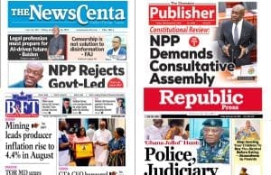 Newspapers, Ghana news, Headlines, Friday, September 18, 2026