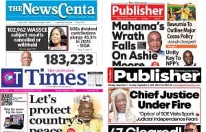 Newspapers, Ghana news, Headlines, Friday, September 7, 2026