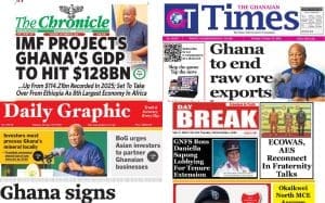 Newspapers, Ghana news, Headlines, Tuesday, October 20, 2026
